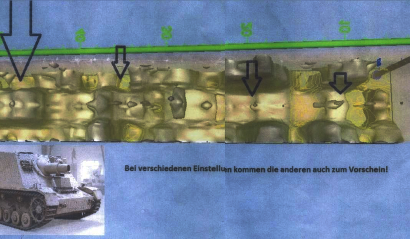 Illustration for article titled Could This Really Be a Radar Image of the Long-Lost Nazi Train?
